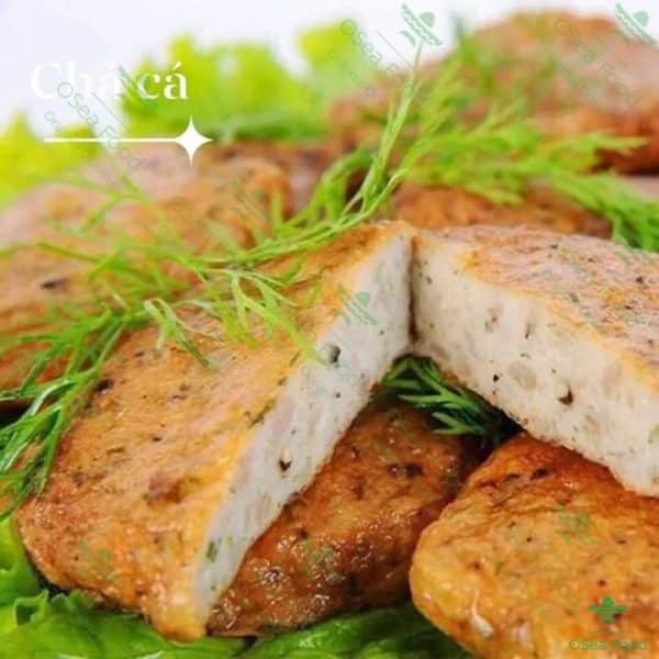 Hình ảnh chả cá thu nguyên chất thơm ngon